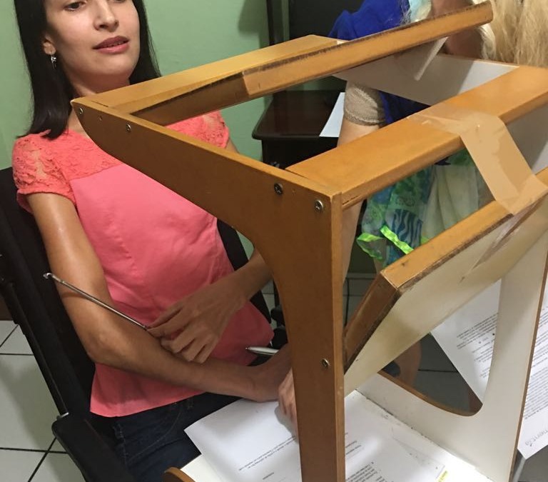 Homemade Mirror Reading Device